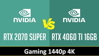 RTX 2070 SUPER vs RTX 4060 TI 16GB [upl. by Eudocia]