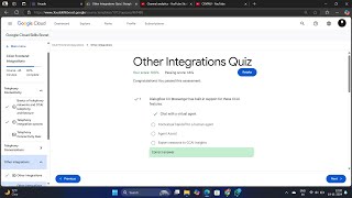 Other Integrations Quiz  Arcade [upl. by Waldos]