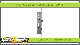 Cego Door Lock Case Latch Reversal [upl. by Nolahp501]