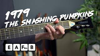 The Smashing Pumpkins  1979 guitar lesson tutorial [upl. by Occir]