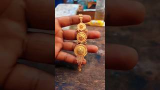 gold Tikli making video hallmark 916 viral reels gold jewellery kartick mondal gold [upl. by Aehtna]