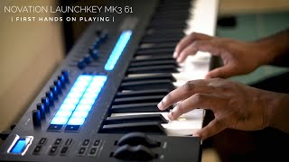 Novation Launchkey Mk3 61  First playing  Steinway and Sons Piano Tone  Logic ProX [upl. by Aldos93]