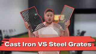 Cast Iron Grates VS Steel Grilling Grates  Which BBQ Grate is Better at Low and High Heat [upl. by Reade]