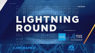 Lightning Round If you have to own a Chinese company own Alibaba says Jim Cramer [upl. by Ahsyle]