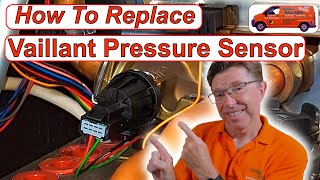 How To Replace a Vaillant Water Pressure Sensor F75 in the Display Step by Step Instructions [upl. by Hendrick485]