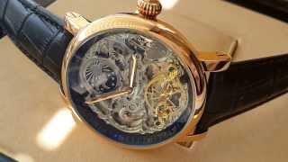 Patek Philippe Skeleton Black Gold Automatic 2014 [upl. by Ayek]