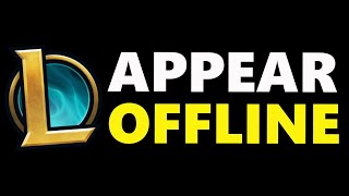 how to appear offline  League of Legends 2024 [upl. by Masry]