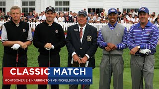 Mickelson amp Woods vs Montgomerie amp Harrington  Extended Highlights  2004 Ryder Cup [upl. by Reaht110]