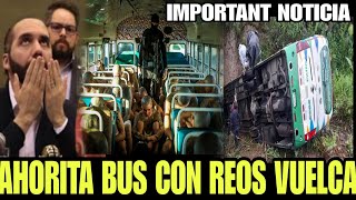 ALERTA BUS LLENO REOS AHORITA VUELCA EN EL SALVADOR [upl. by Hteboj940]