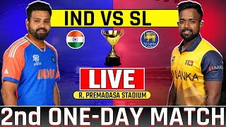 Live Ind vs Sl 2nd Odi Match  India vs Srilanka 2nd OneDay  Today Live Cricket Match Ind vs Sl [upl. by Richma608]