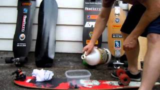 How to clean dead skateboard bearings  The Simple Green Shake  pavedwaveorg [upl. by Argyres]