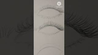 Drawing Lashes Part 3 art volume lashes ytshorts youtubeshorts sketch shorts trending [upl. by Urina]