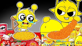 SPRUNKI Animation  SIMON Pregnant amp Baby SIMON Convenience Store Food  ASMR Mukbang [upl. by Brett]