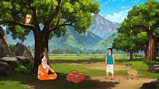 चार रूपये का तकदीर  Hindi Story  Hindi Kahaniya  Moral Story  Cartoon Story  Diwana Toons [upl. by Aneehc]