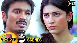 Shruti Haasan Argues with Dhanush about Marriage  3 Telugu Movie Scenes  Sivakarthikeyan  Anirudh [upl. by Jackelyn]