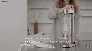 How to use your Stelton BRUS carbonator [upl. by Chipman203]