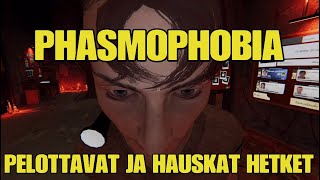 Phasmophobia Pelottavat ja hauskat hetket Mä en tiedä miten tää peli toimii xD [upl. by Cyler962]