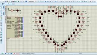 CCS  PIC16F877A  07  LED HEART EFFECTS [upl. by Truda]