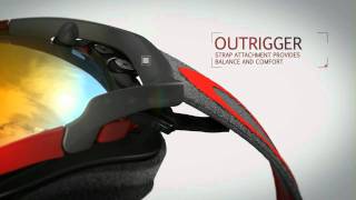 Oakley Airbrake mascara de Snow con lente intercambiable Switchlook [upl. by Ellivro422]