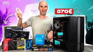 Je Monte un PC Gamer à 550600€ début 2023 Test sur 15 Jeux  Tuto Montage [upl. by Suirauqram]