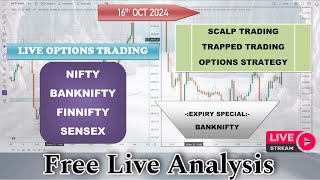 16th OCT Live Analysis Nifty amp Banknifty  HeroZero  nifty banknifty  indextrader18 [upl. by Iggie28]