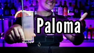 🍊Cocktail Paloma 🕊 short BEBIDA con tequila [upl. by Monafo]