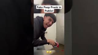 Fake POOP Prank fyp foryou clips pranks funny shorts [upl. by Eidorb]