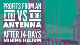 Profits From an 8 dbi vs 10 dbi Antenna After 14Days Mining Helium [upl. by Zoi]