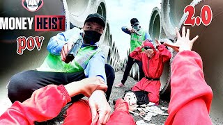 MONEY HEIST VS SECURITY VIET NAM P2  PARKOUR POV ESCAPE FILM  PHI VỤ TRIỆU ĐÔ  B2F  2022 [upl. by Echikson17]