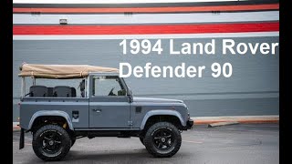 1994 Land Rover Defender 90 300TDI Lifted Soft Top Hard Top For Sale Walk Around Start Up Car Cave [upl. by Theola]