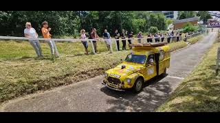 French Car Day Hill Climb At Brooklands Museum [upl. by Nyladnewg]