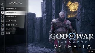 Armory of the Gods God of War Ragnarok Valhalla DLC  Complete Armor amp Weapons Showcase [upl. by Anaher45]