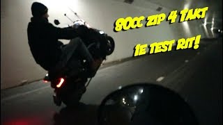 80CC 4 TAKT ZIP EERSTE TEST RIT  PROJECT ZIP OPVOEREN [upl. by Eanod]