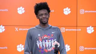 Bryant Wesco feeling more comfortable in Clemson offense fighting through long season [upl. by Kered317]