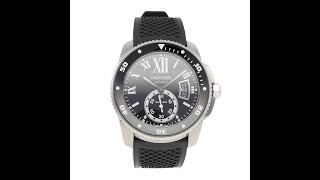 Cartier De Diver Pre Owned Watch Ref 3729 [upl. by Langston808]