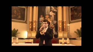 Leopold Mozart Trumpet Concerto in D Major 1 Adagio Rubén Simeó piccolo trumpet [upl. by Quentin]