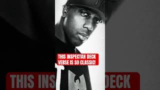 This Inspectah Deck Verse Is So Classic  Above The Clouds  Gang Starr  Moment Of Truth [upl. by Annaik]