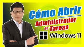 Cómo ABRIR el ADMINISTRADOR de TAREAS en Windows 11 PASO A PASO [upl. by Ardied506]