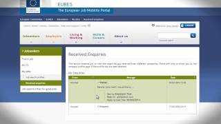 How to use the EURES Portal  for job seekers [upl. by Inahet]