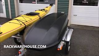 Yakima RackandRoll Kayak Trailers 8008107 8008106 Installation Video [upl. by Louls]