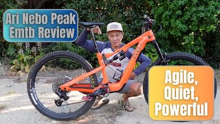 Ari Nebo Peak Review  Midpowered lightweight electric mountain bike with Fazua Ride 60 motor [upl. by Melamed]