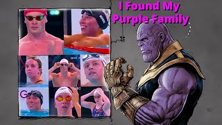 Marvel Thanos HaderYepping  React Why Swimmers’s Faces Are Turning Purple at the Paris Olympics [upl. by Derreg553]