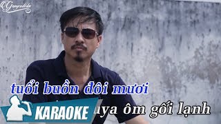 KARAOKE Cuối Trời Đợi Mong  Quang Lập BEAT TONE NAM [upl. by Kong]