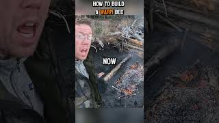 Building A Warm Bed On Gravel 🥶 shorts viralvideo [upl. by Follmer748]