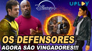 NOVOS CARTAZES E NOVA SÃ‰RIE DEMOLIDOR JESSICA JONES JUSTICEIRO TUDO CÃ‚NON NO DISNEY [upl. by Hultgren954]