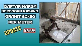 Harga Pasang Granit Per Meter Persegi [upl. by Annayar]