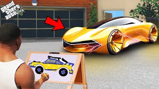 Franklin Find The Most Powerful amp Fastest God Car Ever Using Magical Painting In Gta V [upl. by Lesko687]