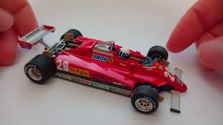 Minichamps Ferrari 126 C2 1981 F1 143 Scale Model Quick Review [upl. by Nosecyrb]