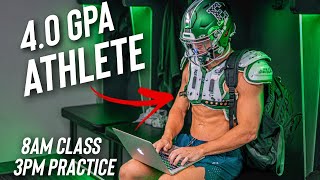 DAY IN THE LIFE OF A STUDENT ATHLETE WITH A 40 GPA [upl. by Dercy]