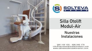 Otolift ModulAir en escalera caracol [upl. by Siusan]